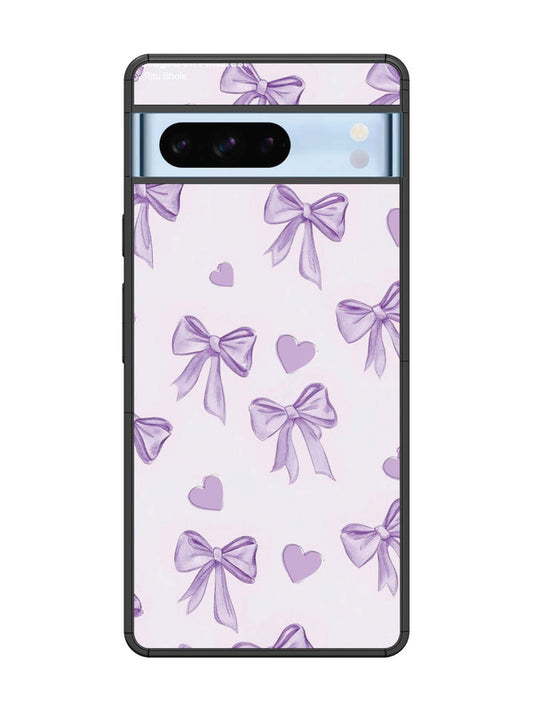 Google Pixel 8 Pro Bow Tie, Purple Hair Band