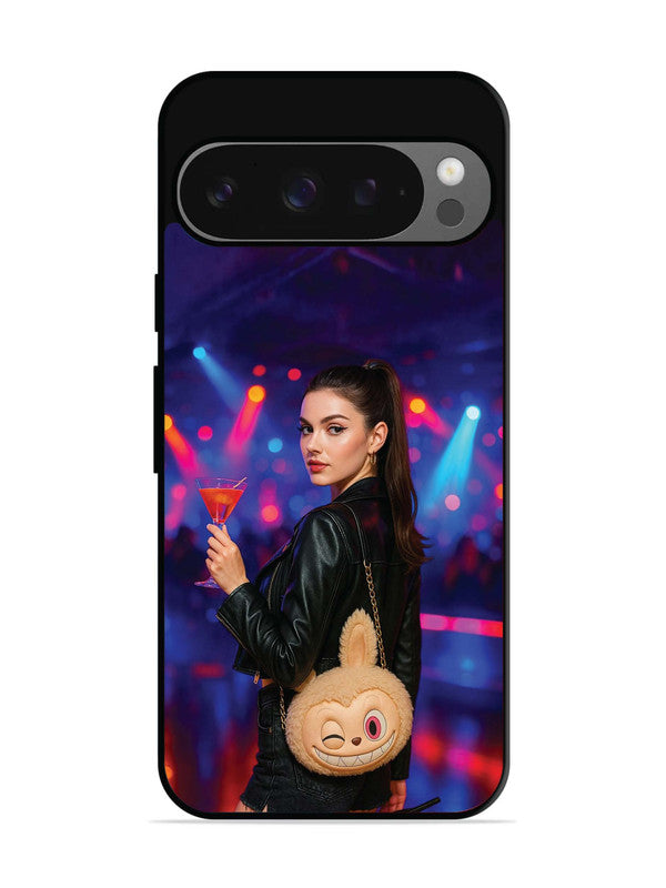 Google Pixel 9 Girl with Labubu Purs