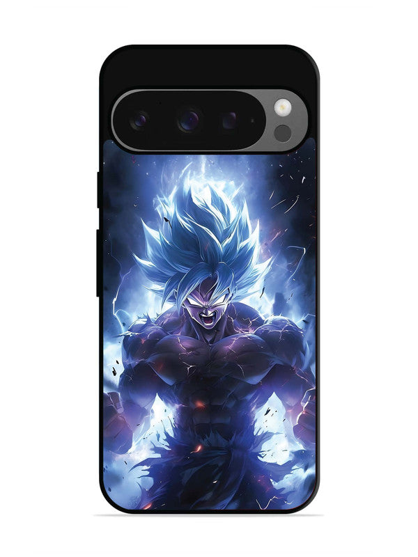 Google Pixel 9 Super Saiyan Blue and Angry
