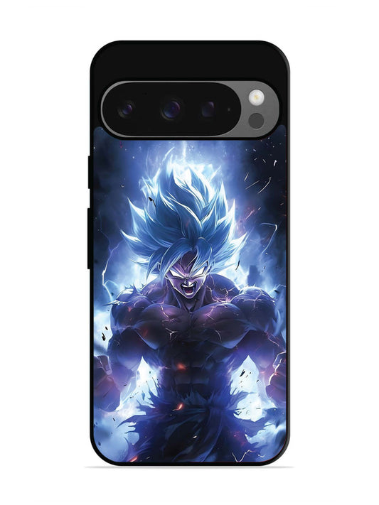 Google Pixel 9 Super Saiyan Blue and Angry