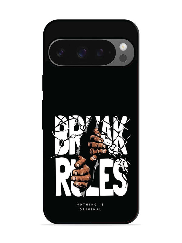 Google Pixel 9 Break Rules Gritty Typography Art