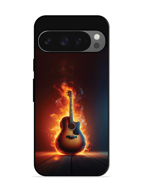 Google Pixel 9 Fire Acoustic Guitar Stage Passion