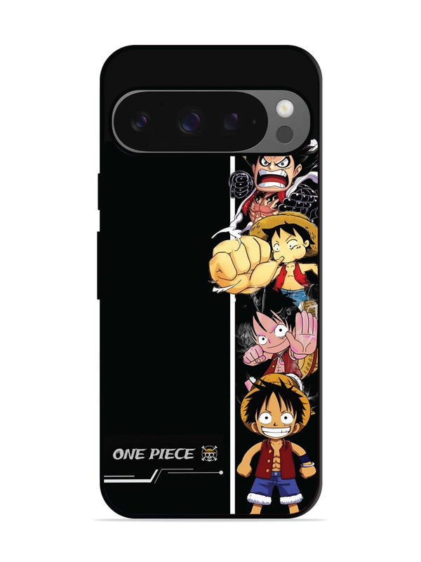 Google Pixel 9 Luffy Evolution Gear 5 Anime Art