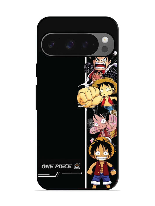 Google Pixel 9 Luffy Evolution Gear 5 Anime Art
