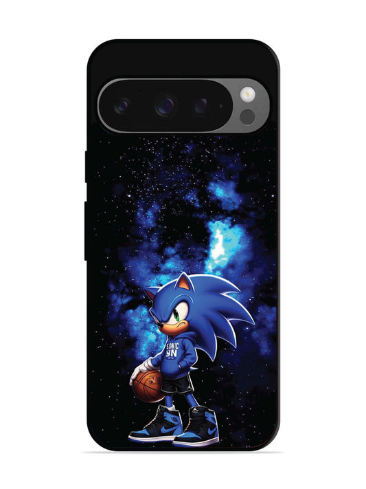Google Pixel 9 Sonic Hedgehog Drip Sneaker Art