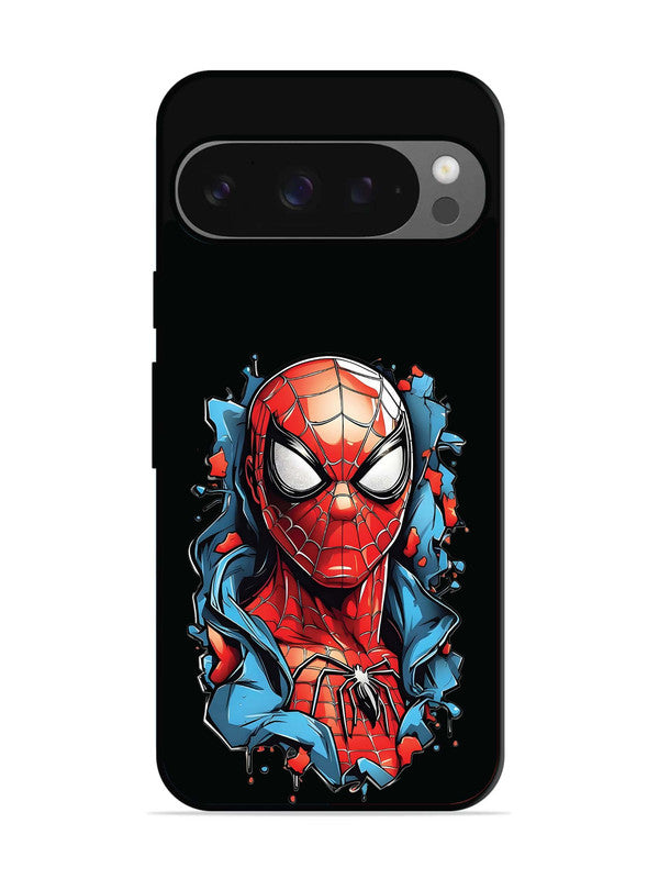 Google Pixel 9 Spider man street art style