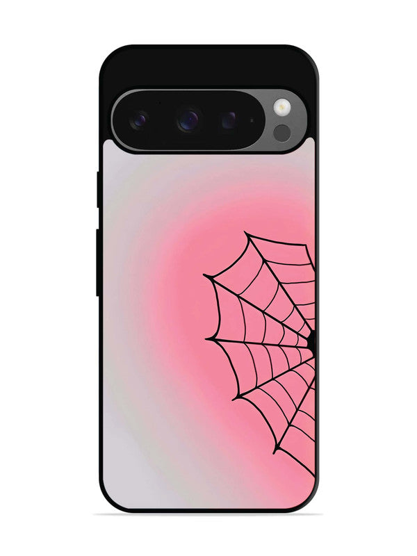 Google Pixel 9 Spider Web Heart for Girl