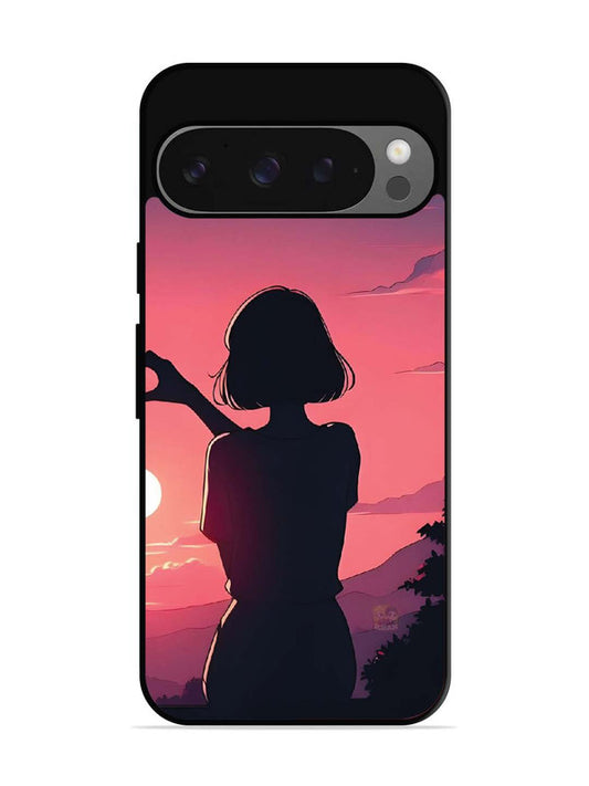Google Pixel 9 Love Heart with Hand Girl