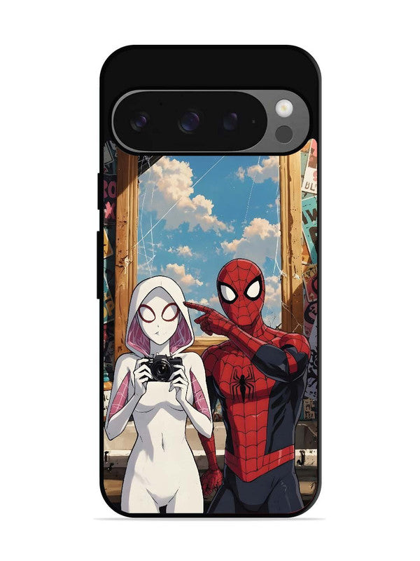 Google Pixel 9 Spiderman and Spiderwoman