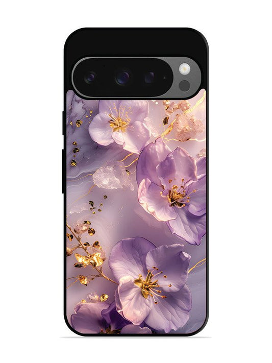 Google Pixel 9 Orchid with Golden Safron