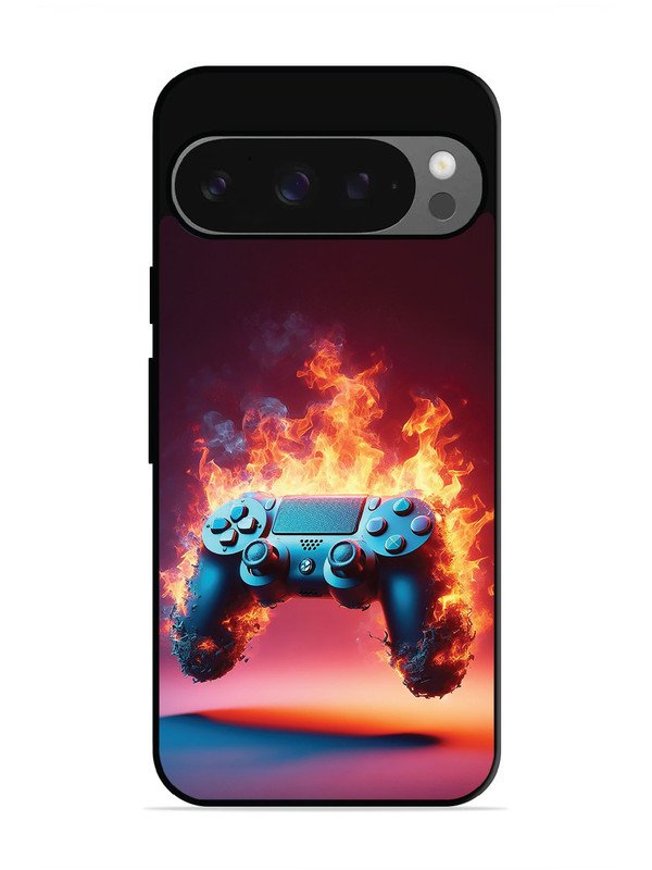 Google Pixel 9 Console on fire