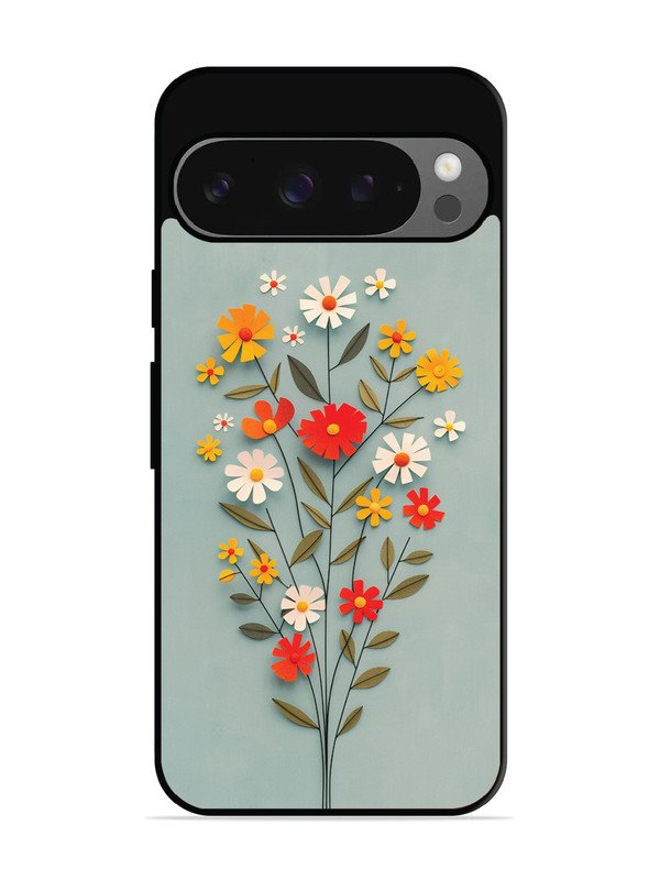 Google Pixel 9 Paper Flowers