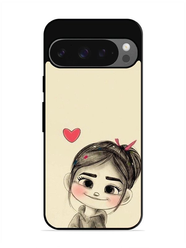 Google Pixel 9 Cute Girl Looking at You