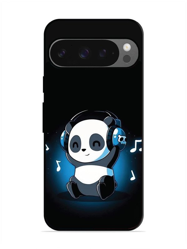 Google Pixel 9 Panda Listening Music