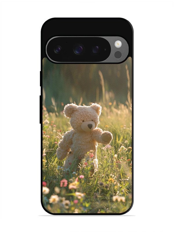 Google Pixel 9 Teddy Bear Outdoors