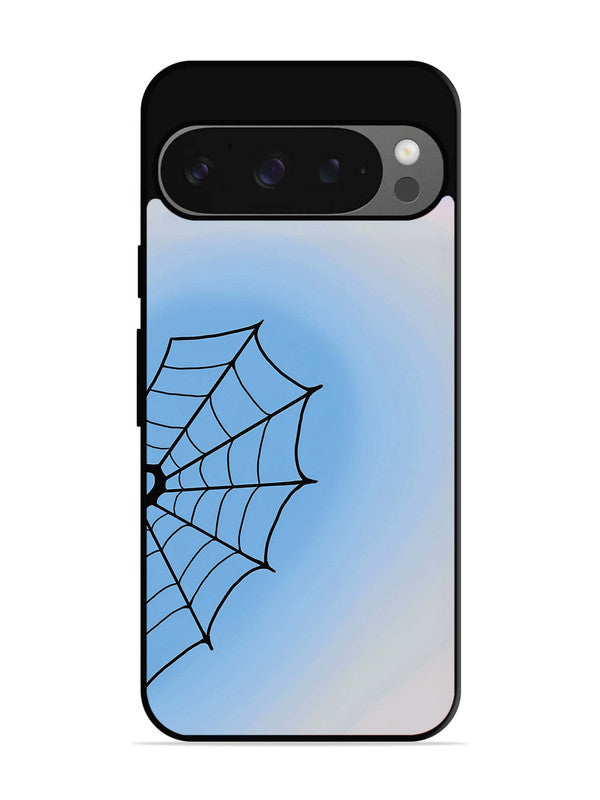 Google Pixel 9 Pro | 2D Metal | Spider Web Heart for Boys | GO-P9P-423