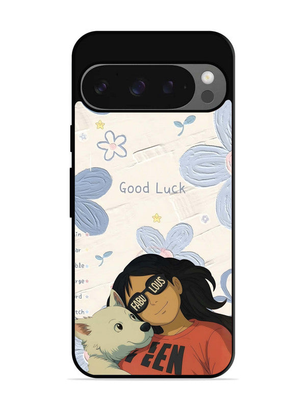 Google Pixel 9 Pro | 2D Metal | Fabulous and Good Luck | GO-P9P-424