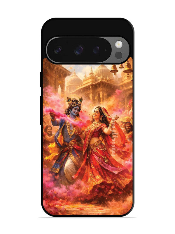 Google Pixel 9 Pro Radha Krishna Playing Holi