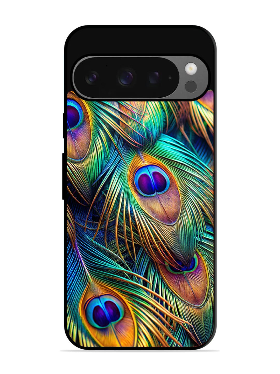 Google Pixel 9 Pro peacock feather