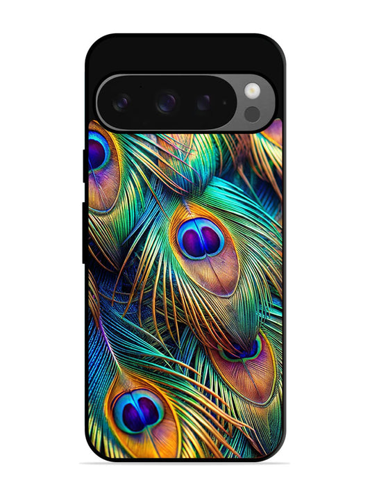 Google Pixel 9 Pro peacock feather