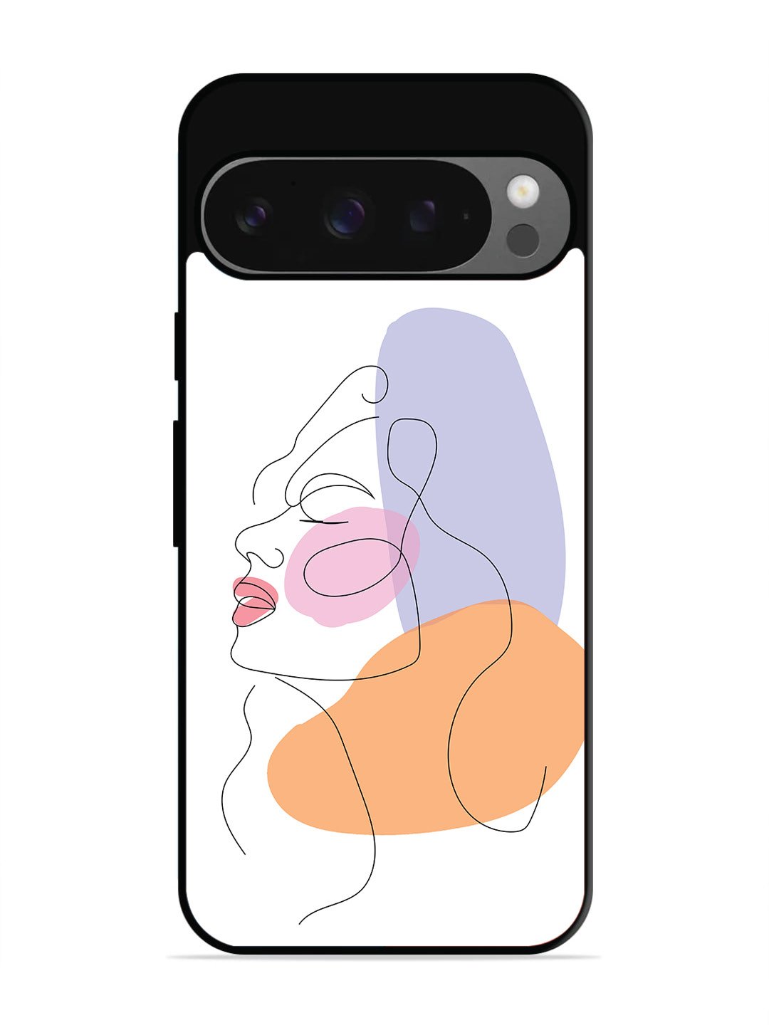 Google Pixel 9 Pro Line Art Girl Face