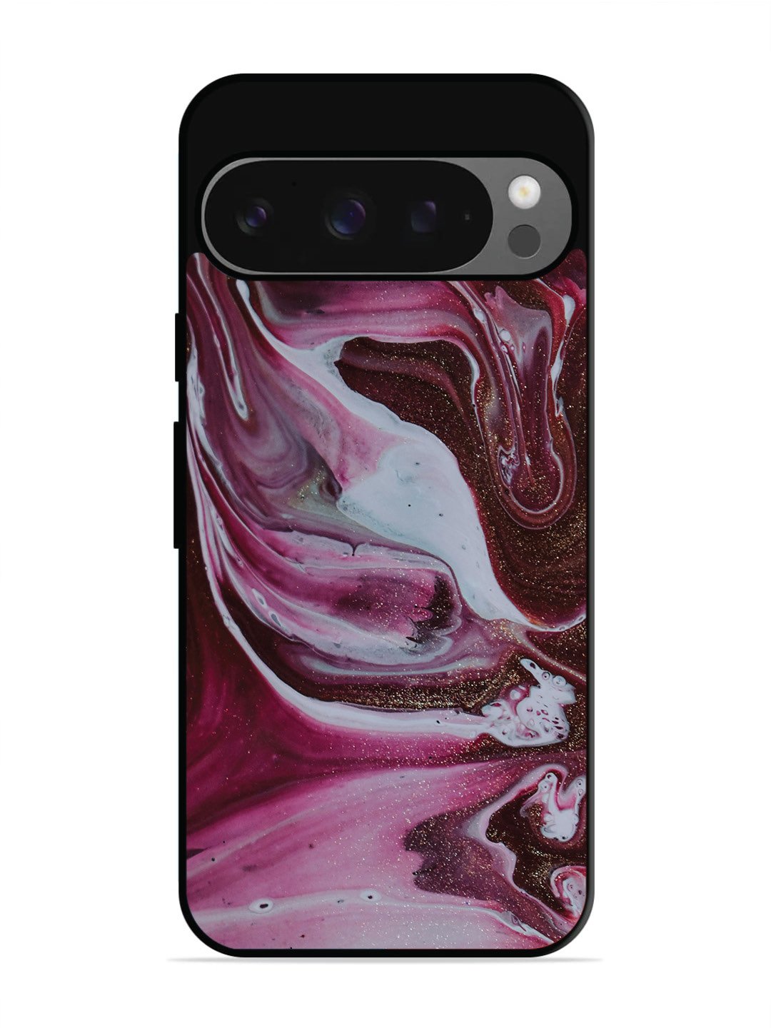 Google Pixel 9 Pro Pink And Golden Marble