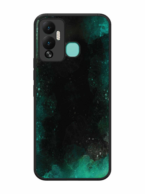 Infinix Hot 12 Play Dark Black And Green Forest