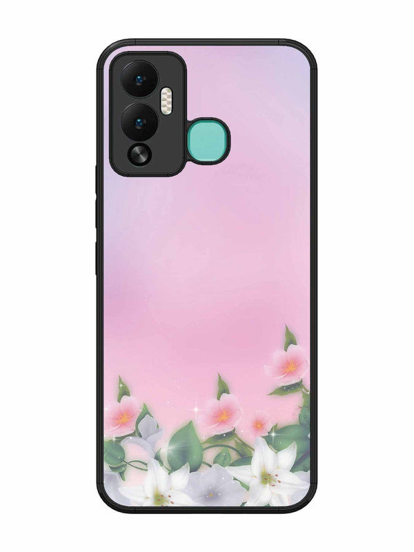Infinix Hot 12 Play Pink Floral Elegance
