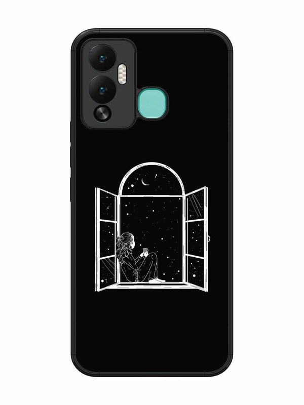 Infinix Hot 12 Play Little Girl on Window