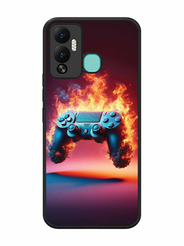 Infinix Hot 12 Play Console on fire