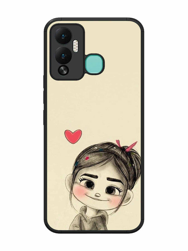 Infinix Hot 12 Play Cute Girl Looking at You