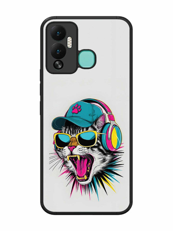 Infinix Hot 12 Play Neon Pop Art DJ Cat Vibe
