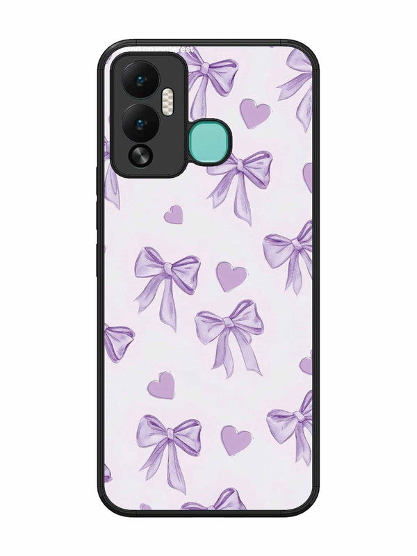 Infinix Hot 12 Play Bow Tie, Purple Hair Band