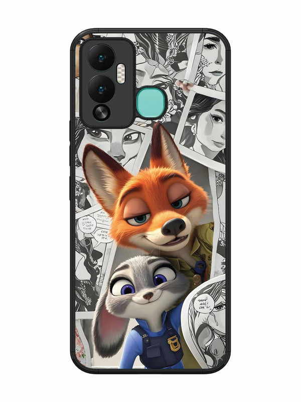 Infinix Hot 12 Play Cute Nick wilde and judy hopps