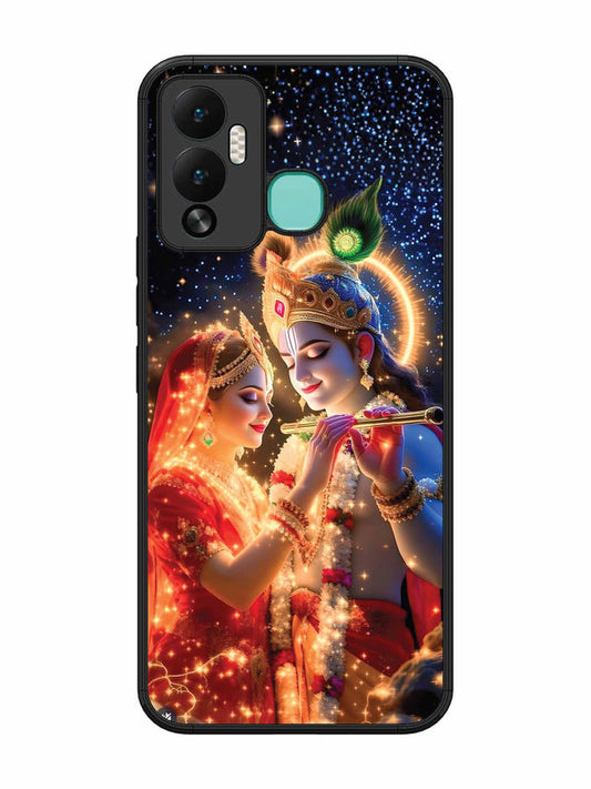 Infinix Hot 12 Play Radha Krishna posing with flute