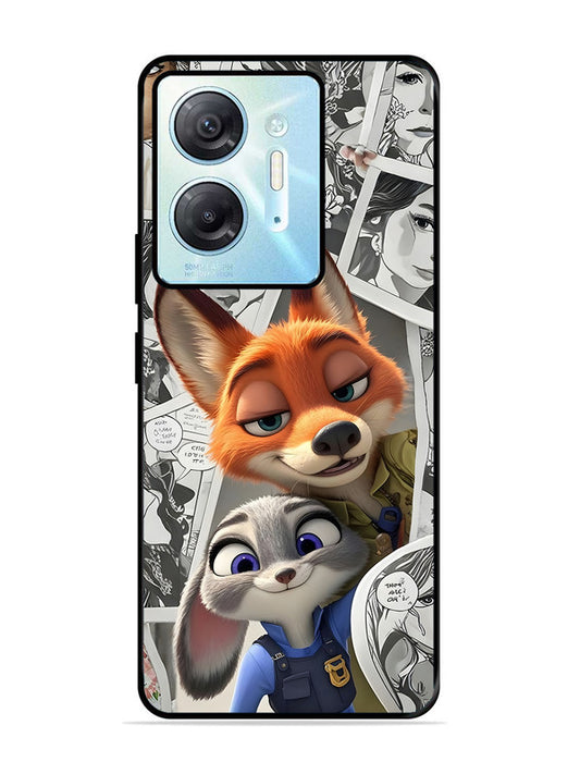 Infinix Hot 30 4G Cute Nick wilde and judy hopps