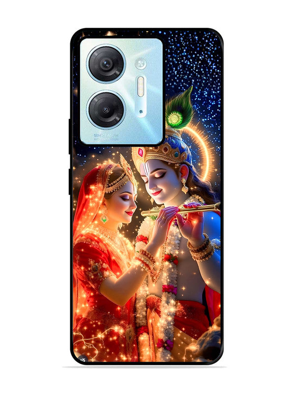 Infinix Hot 30 4G | 2D Metal | Radha Krishna posing with flute | IN-H30-462
