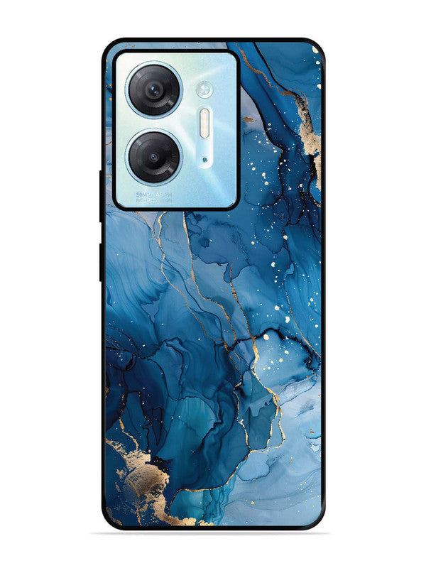 Infinix Hot 30 5G Oceanic Pattern with Golden Sprinkles