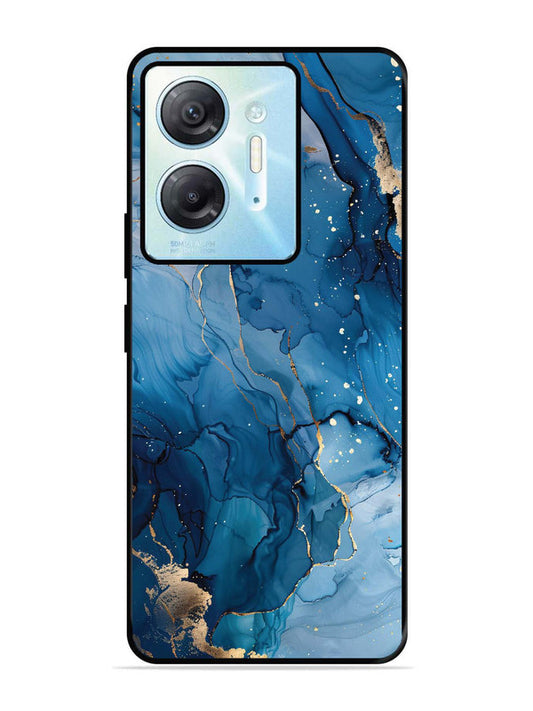 Infinix Hot 30 5G Oceanic Pattern with Golden Sprinkles
