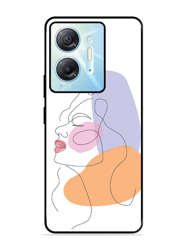 Infinix Hot 30 5G Line Art Girl Face