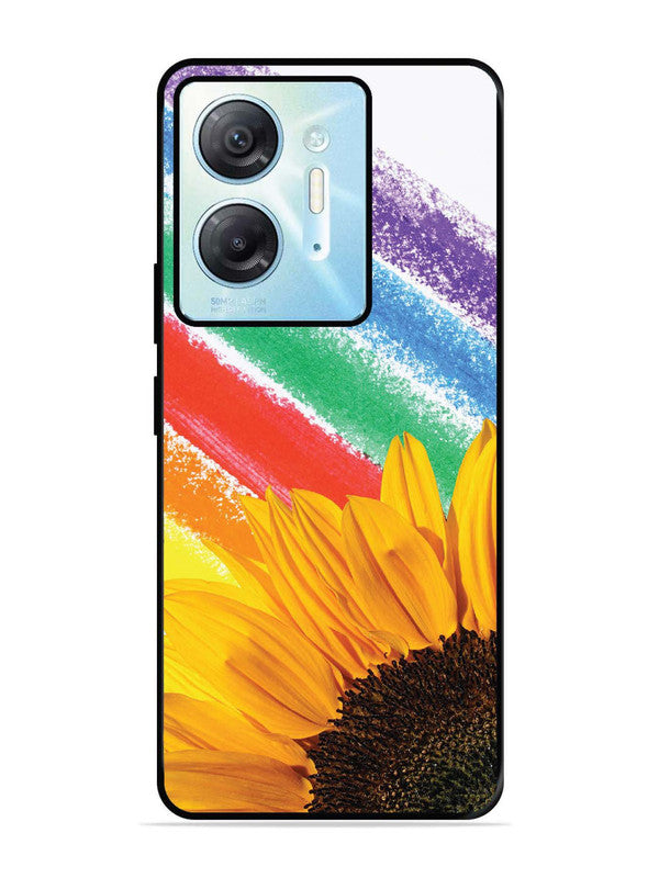 Infinix Hot 30 5G Sunflower on Colourful Lines