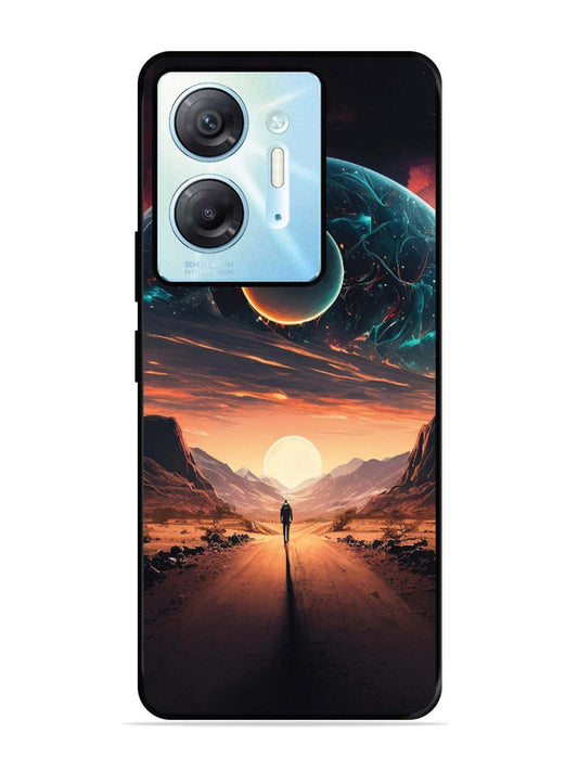 Infinix Hot 30 5G Sunset with space scene