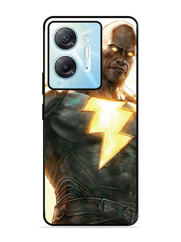 Infinix Hot 30 5G black Adam Close look