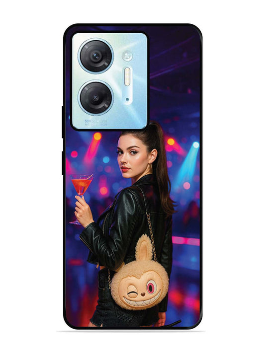 Infinix Hot 30 5G Girl with Labubu Purs