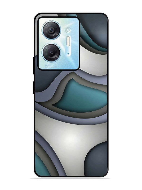 Infinix Hot 30 5G Slate Blue Gradient Wave