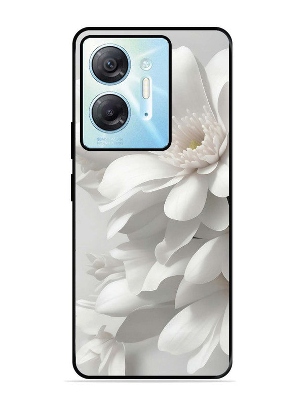 Infinix Hot 30 5G Soft Focus Purity white Flower
