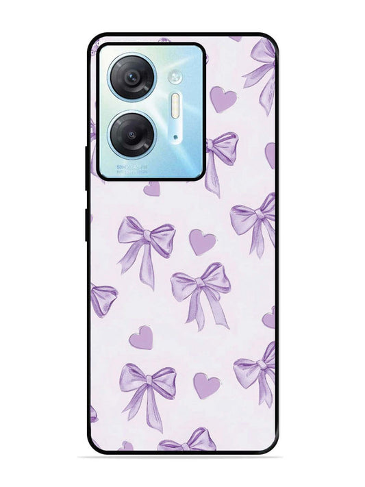 Infinix Hot 30 5G Bow Tie, Purple Hair Band