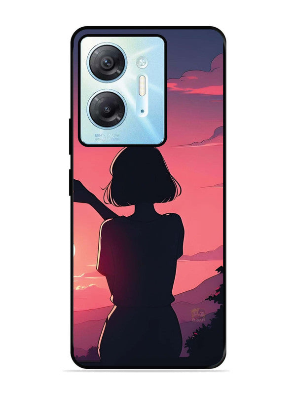 Infinix Hot 30 5G Love Heart with Hand Girl
