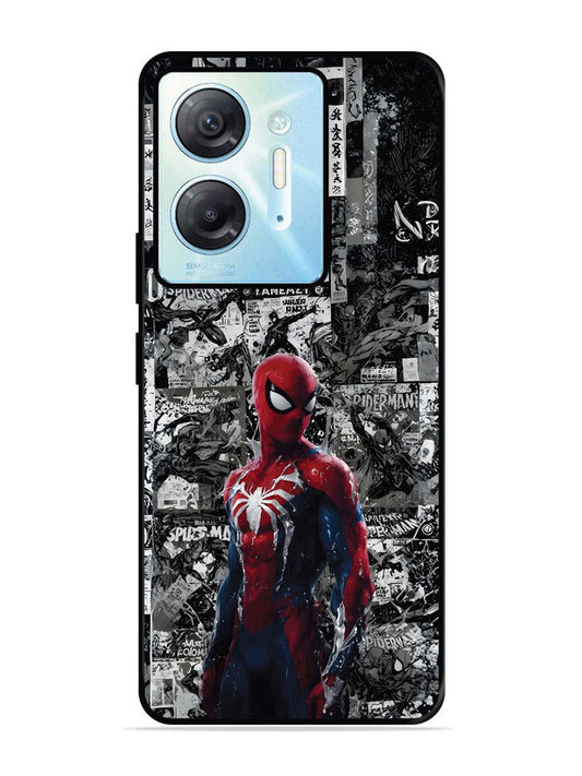 Infinix Hot 30 5G Spiderman Highlighted on News Paper