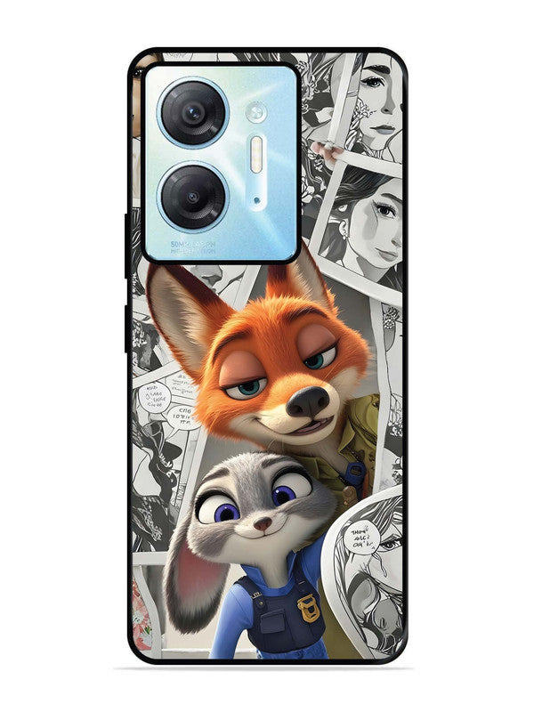 Infinix Hot 30 5G Cute Nick wilde and judy hopps